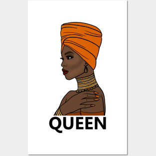 Afro Queen Black Girl Magic, Melanin Posters and Art